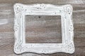 Shabby chic vintage picture frame, isolated Royalty Free Stock Photo