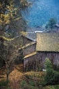 A Shabby Courtyard in China Royalty Free Stock Photo