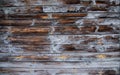 Shabby faded old pastel blue painted horizontal wooden planks. Royalty Free Stock Photo