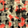 Shabby grunge textiles seamless pattern