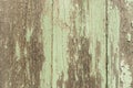 Shabby light green wood planks