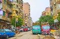The shabby market street, Cairo, Egypt Royalty Free Stock Photo