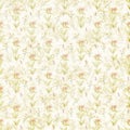 Shabby old botanic flourish pattern paper texture