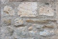 Surface of ancient wall of natural stone Royalty Free Stock Photo