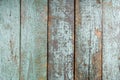 Shabby turquoise old painted wood texture Royalty Free Stock Photo