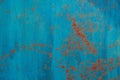 shabby weathered blue iron texture for a wallpaper or background