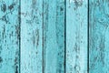 Shabby wood background in blue color, horizontal photography, vintage style Royalty Free Stock Photo