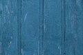 Shabby wood texture background. Vintage wooden painted fence. Blue shabby planks, desk surface. Weathered timber. Old boards. Royalty Free Stock Photo