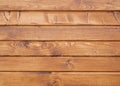 Shabby wooden wall background. Texture of obsolete carpentry wooden boards, panel. Vintage orange wood floor. Wooden plank grunge Royalty Free Stock Photo