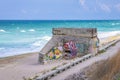 Bunker on a beach in Shabla town, Bulgaria