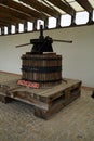 An old wine press on the territory of the Shabo Wine Cultural Center..