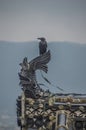 Shachihoko Statue On The Roof Of A Castle At Himeji Japan 2015