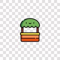 shack icon sign and symbol. shack color icon for website design and mobile app development. Simple Element from tropical