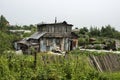 Shack - a poor house in the village Royalty Free Stock Photo