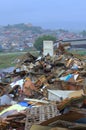 Shacks debris,Maksuda slum,Varna Royalty Free Stock Photo