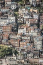 Shacks in the Favellas, a poor neighborhood in Rio de Janeiro