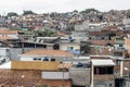 Shacks in the favellas,a poor neighborhood in Sao Paulo, big city in brazil
