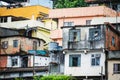 Shacks in a poor neighborhood in Rio de Janeiro, Brazil