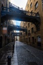 Shad Thames Historical Wharf Bridges. London