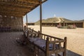 In the shade of Beduin village near Hurghada, egypt