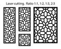 Shade screen, privacy fence template. Laser cut vector panel, screen, fence, divider. Cnc decorative pattern, jali