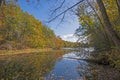 Shade, Shadows, and Reflections on a Fall Lake