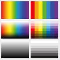 Shade Tabs Color Grayscale Gradients