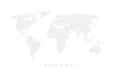 Shaded world map. Vector illustration. Royalty Free Stock Photo