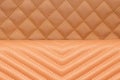 Shades of beige leather texture patterns Royalty Free Stock Photo