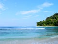 Shades of Blue - Picturesque Landscape with Turquoise Water, Blue Sky, Green Trees at Radhanagar Beach, Havelock Island, Andaman