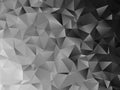 Shades of grey low poly background. Geometric vector illustration mosaic made of triangles