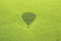 The shadow of the balloon and nature