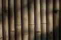 shadow on bamboo fence makes texture