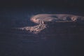 Shadow Begins In Engulf A Butte In The Grand Canyon Royalty Free Stock Photo