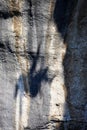 Shadow of a climber