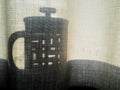 Shadow coffeemaker Royalty Free Stock Photo