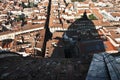 Shadow of the Duomo over rooftops of Florence Royalty Free Stock Photo