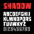 Shadow font