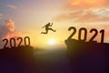 Shadow of Man jump from 2020 to 2021 year