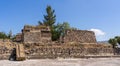At shadow of Mitla ruins