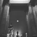 Shadow. night Petersburg. Kazan Cathedral Royalty Free Stock Photo