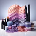 Shadow Pigments in Soft Hues Harmonize with Makeup Cosmetics
