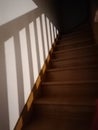 Shadow stairs wood architecture late