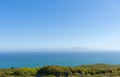 Shadow of Sterart Island on horizon from Bluff Hill lookout