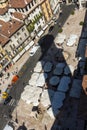 Shadow of the Torre dei Lamberti at