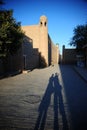 Shadow of lovers along ancient Silk Road- Khiva