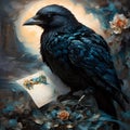 Shadowed Wisdom: The Enigma of the Black Crow