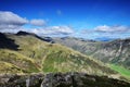Shadows over the Langdales Royalty Free Stock Photo