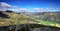 Shadows over the Langdales Royalty Free Stock Photo