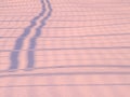 Shadows  and patterns on the surface  of snow Royalty Free Stock Photo